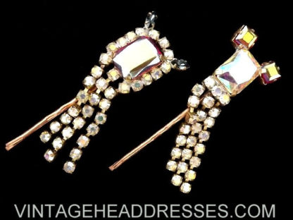 Diamante Vintage Hair Grips