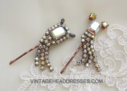 Diamante Vintage Hair Grips