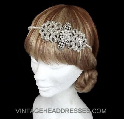 Art Deco Bridal Headband