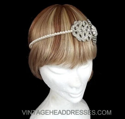 Art Deco Bridal Headband