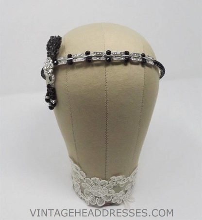 Black Great Gatsby Headpiece