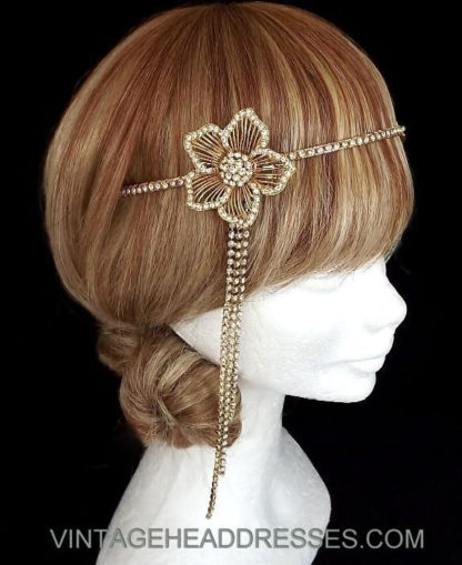 Gold Drape Headpiece