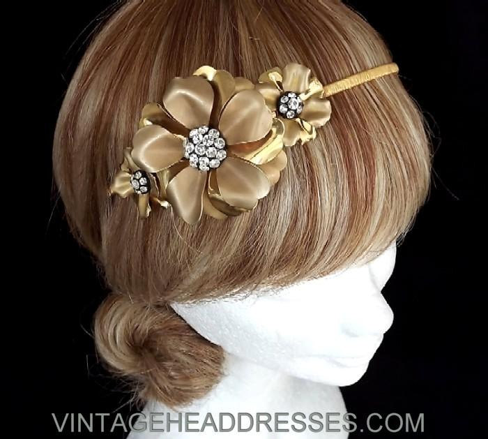 vintage flower headpiece