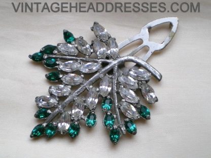 Green Leaf Dress Clip