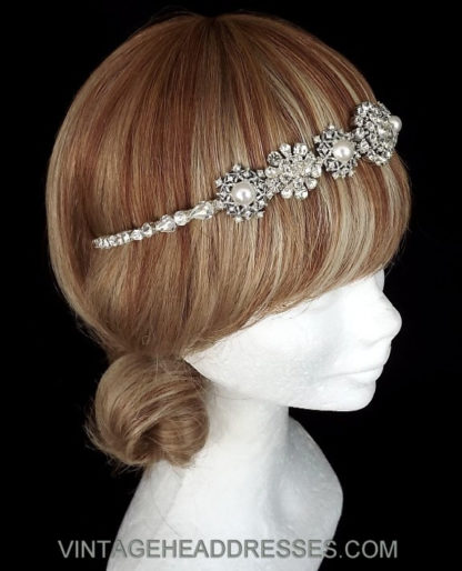 Jewelled Flapper Forehead Band