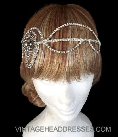 Art Deco Drape Headpiece