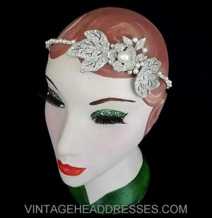 Vintage Floral Headpiece