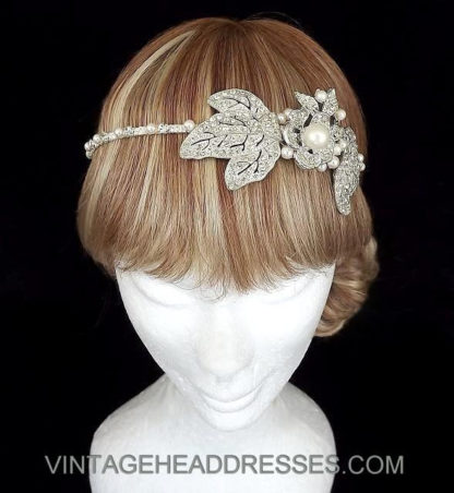 Vintage Floral Headpiece