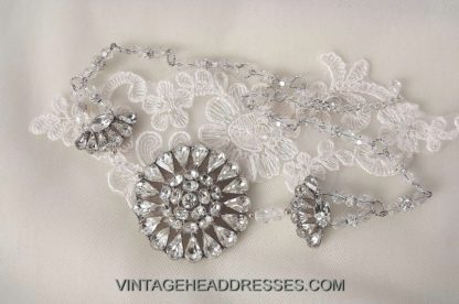 Vintage Rhinestone Forehead Band