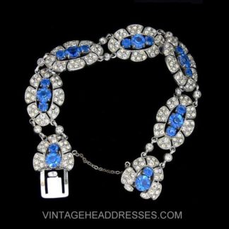 1920's Blue Art Deco Bracelet