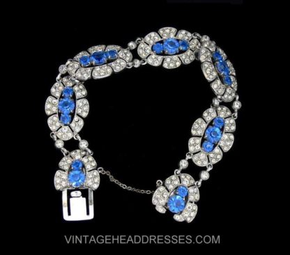 1920's Blue Art Deco Bracelet