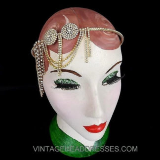 Gold Drape Headpiece