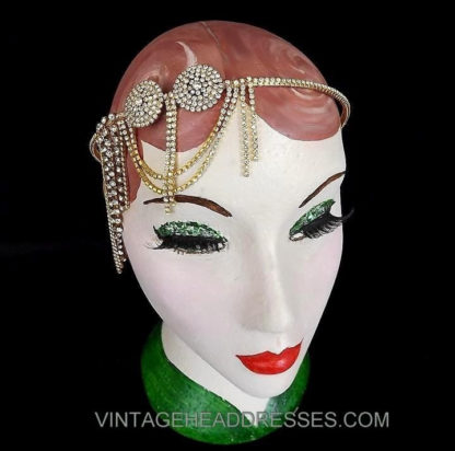 Gold Drape Headpiece