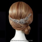 Vintage Rose Gold Bridal Hair Vine