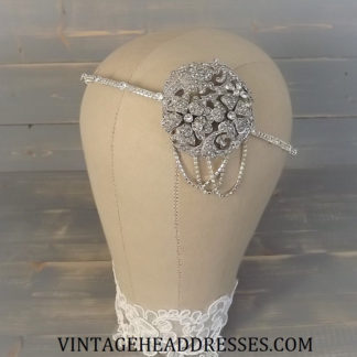 Art Deco Bridal Headpiece