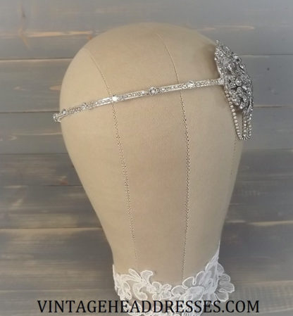 Art Deco Bridal Headpiece