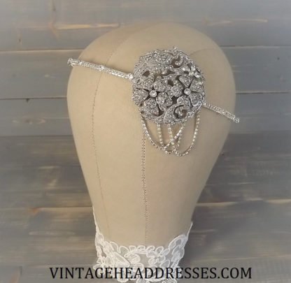 Art Deco Bridal Headpiece