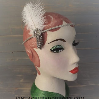 Ostrich Feather Headband