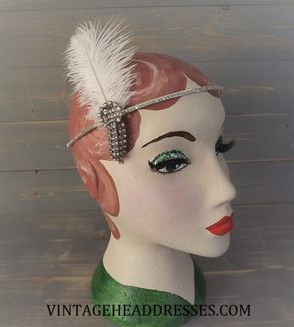 Ostrich Feather Headband