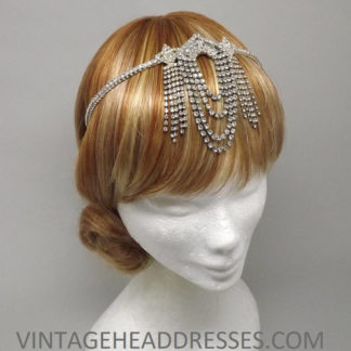 Art Deco Chain Drape Headband