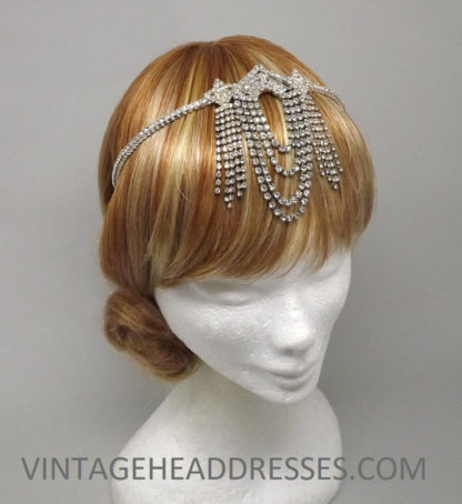 Art Deco Chain Drape Headband