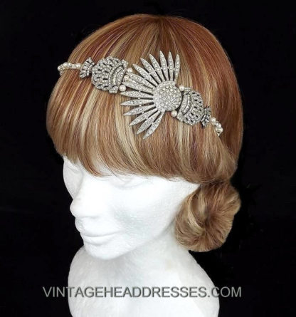 Art Deco Fan Headband