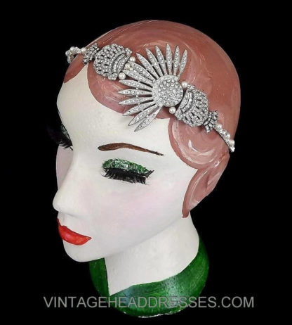 Art Deco Fan Headband