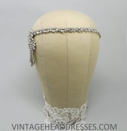 Art Deco Rhinestone Forehead Band