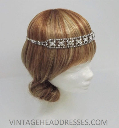 Vintage Art Deco Flapper Forehead Band