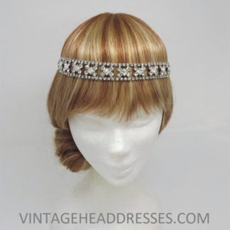 Vintage Art Deco Flapper Forehead Band