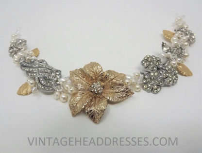 Vintage Floral Bridal Hair Vine