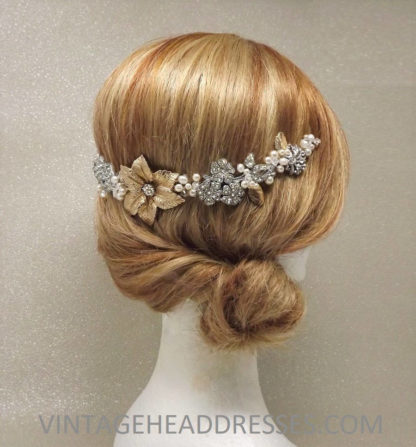 Vintage Floral Bridal Hair Vine