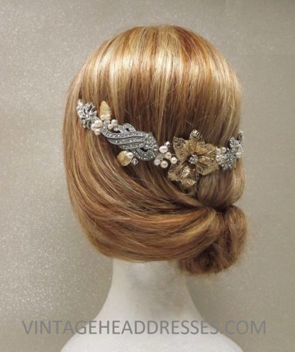 Vintage Floral Bridal Hair Vine