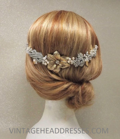 Vintage Floral Bridal Hair Vine