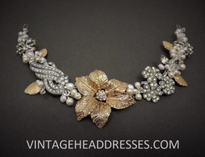 Vintage Floral Bridal Hair Vine