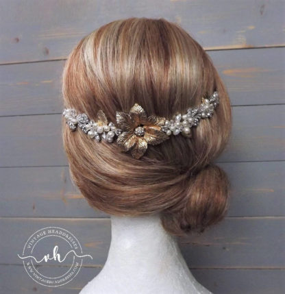Vintage Floral Bridal Hair Vine