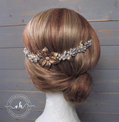 Vintage Floral Bridal Hair Vine