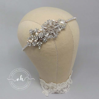 Bridal Side Cluster Headband