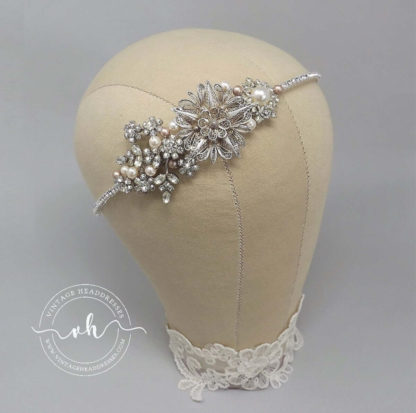 Bridal Side Cluster Headband