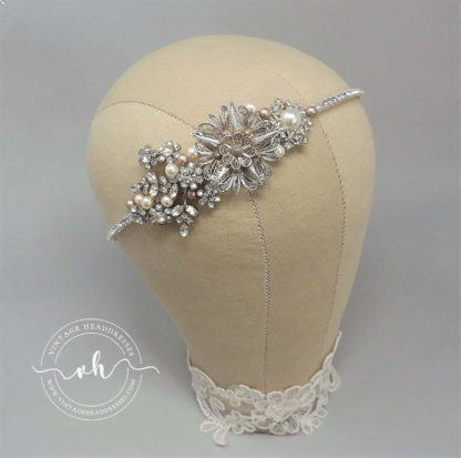 Bridal Side Cluster Headband