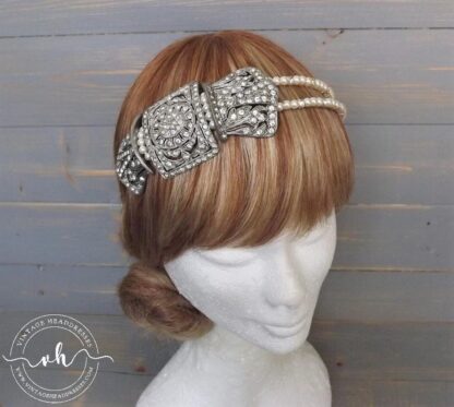 Art Deco Double Headband