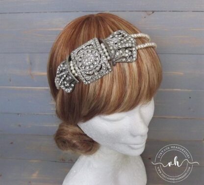 Art Deco Double Headband