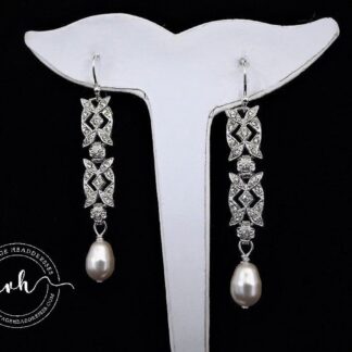 Art Deco Revival Paste Earrings